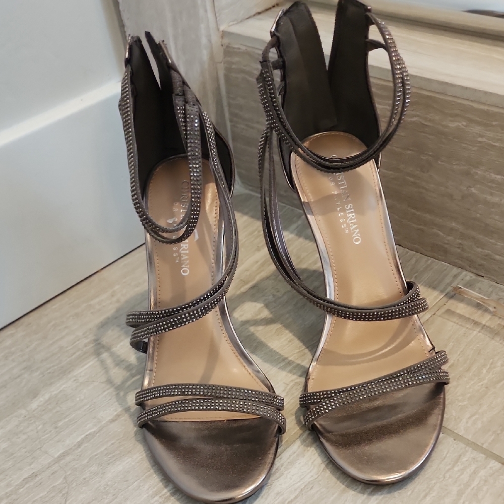 Christian Siriano Elegant Heels with Ankle Strap